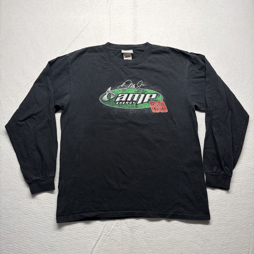 Vintage Y2K Chase Authentics Amp Energy 88 Dale Earnhardt Jr LS Tshirt Large